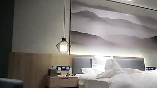 Pink labia close up of naive brunette