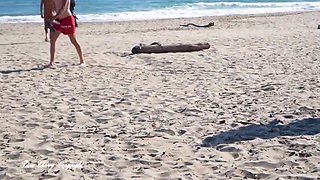 Cap D'agde - I Masturbate On The Beach Of And I Suck All The Horny Voyeurs (real Public Sex)
