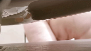Wife preparing for shower