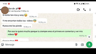 CONVERSATION WITH A FAN. ENDS UP IN MY BEAUTIFUL HOT MOUTH &Ntilde;