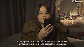 !we Are No Longer Together! Porn Story - Natasha and Alex Strapon and Chastity Belt