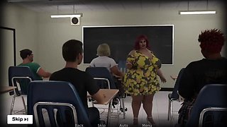 BBW College Life Episode 5 - Big Booty Blonde Gets a Facial in Doggy Style