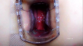 Black slut close up toy double