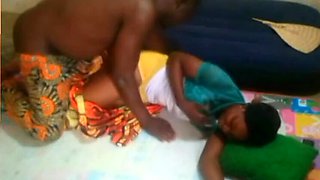 Zenex Fucks Her Best Friend While Cheating On Her Little One - African StepMom Hardcore Sex