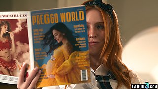 Red pregant 18yo masturbated and shagged