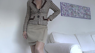 Because You’ve Been Such a Good Boy, Today You Get to Unload Your Cum Onto My Skirt-covered Ass, Lady Victoria Valente