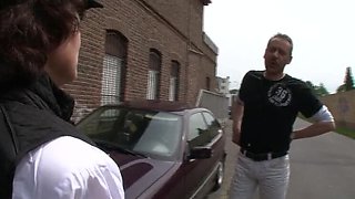 Traffic Control Lady Gets Cum On Her Pussy - Big Tits Amateur