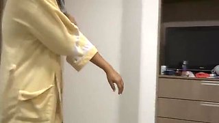 Horny Stepmom Returns From Beach, Strips, Pisses, Bathes, Then Watches Me Jerk Off