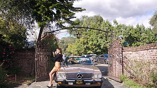 Two girls share a big black cock in an intense threesome