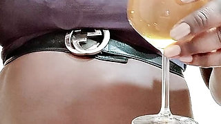 Anoniema Rose's Slutschool -  A golden warm glass of piss part 1