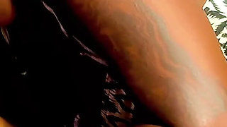 Big Ass Ebony Housewife Squirting All Over My Big Fat Cock as I Dig Deep in Her Wet Pussy