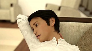 3D anime babe with a big ass and tight fit fulfills your wildest fantasies