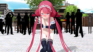 Public Fuck by Dildo