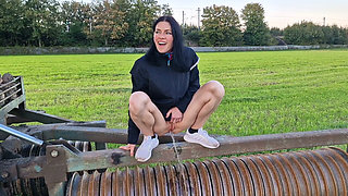 Nicky Brill Pissing Compilation Outdoors