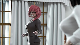 Hentai Sex College 2nd Semester Part 7 - Perfect Tits Futanari Babe Creampies Hentai MILF Principal!