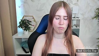 Skinny Webcam Teen with Big Booty and Natural Big Tits