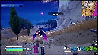 Fortnite Nude Mod Gameplay Triblazer Lynx Nude Skin Battle Royale Game [18+]