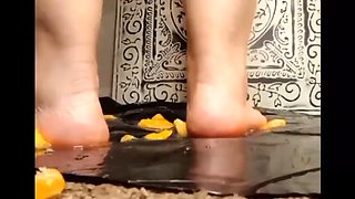 Foot fetish and food