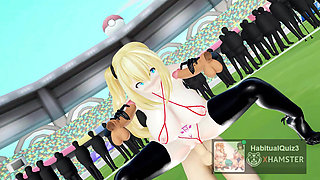 mmd r18 Swing big tits want to fuck lesbian cheating wife milf bbc erotic 3d hentai dildo anal