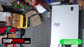 Shoplyfter - Passionate Redhead Crook Krystal Orchid Gets on Her Knees and Swallows Huge Cumshot