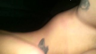 Latina tattooed Happy Creampie