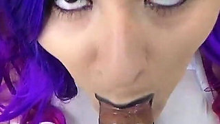 Punk College Girl Sucks Her Teachers Cock