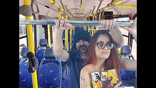 Hot Amateur Latina Gets Creampied on the Bus