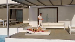 Sultry Nancy and horny Martin get wild in the sunshine