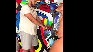 he is fucking my ass on the rooftop real amateur MILF