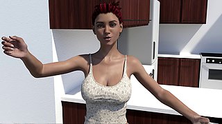 Exploring 3D PC porn games with big boobs in POV style