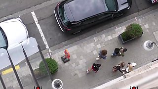 Hot blond threesome hardcore