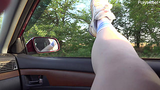 Mistress with a huge dick milks your virgin mouth