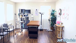 Chubby Nurse Rose LaReine Seduces a Lucky Young Patient