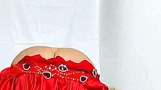 Veiled Oriental Beauty Strips to Naked Belly Dance & Ass Shaking