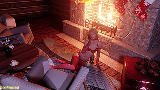 Final Fantasy - My Christmas 2025 Extravaganza Nude Remix Color WM (No Sound) By LazyProcrast Animation 3D Hentai