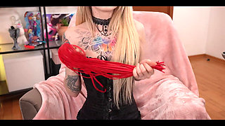 Bad Girl Wants to Be Punished and Spanked Her Perfect Ass by Flogger. Karneli Bandi