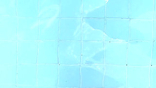 White Nails + Pool = Video for You Lol