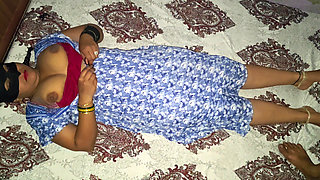The Husband's Friend Ejaculated All Over the Wife's Large Breasts.
