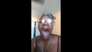 Naejae's Freaky Mouth Tour - Amateur MILF Ebony Solo Fun