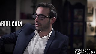 Horny actor and director have threesome with busty newcomer MILF