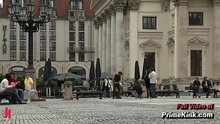 Butt fucking Fornicate Sub Bound In Public