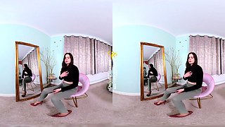 Stacked brunette goes solo toys and masturbation