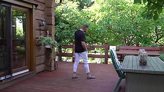 Hard initiation to the strap-on for Martina! - Jacquie et Michel TV