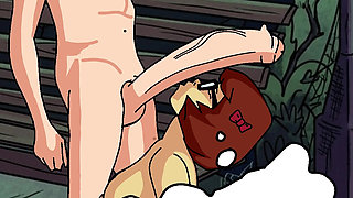 When it gets scary, Shaggy cums inside Velma