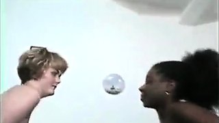 Interracial Lesbian Strapon Orgy Part 1