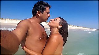 Just Playing Naked At A Deserted Beach