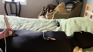 Blonde amateur MILF pov toys fingering shaved cunt