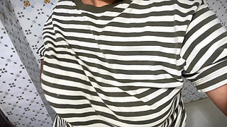 Arab Public Toilet Big Ass & Huge Boobs Hot Girl After College!