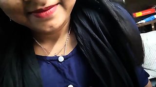 Czech Girl Fitting Panties in Lingerie Store