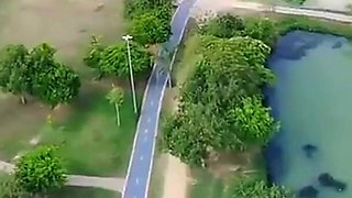 Agatha Breastfeeds in Sex in the Park, with Torn Pants